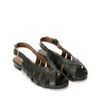 Sandales plates en cuir velours Sophie - Anonymous Copenhagen