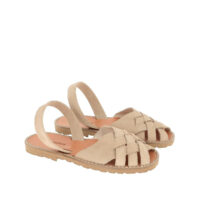 Sandales plates en daim Avarca Compostelle - Minorquines