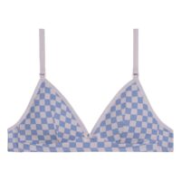 Soutien-gorge sans armatures Pocket Coton damier - Dim