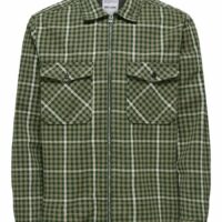 Surchemise à carreaux zippée - Only &Amp; Sons