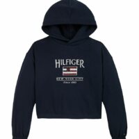 Sweat à capuche logo sequins en molleton - Tommy Hilfiger