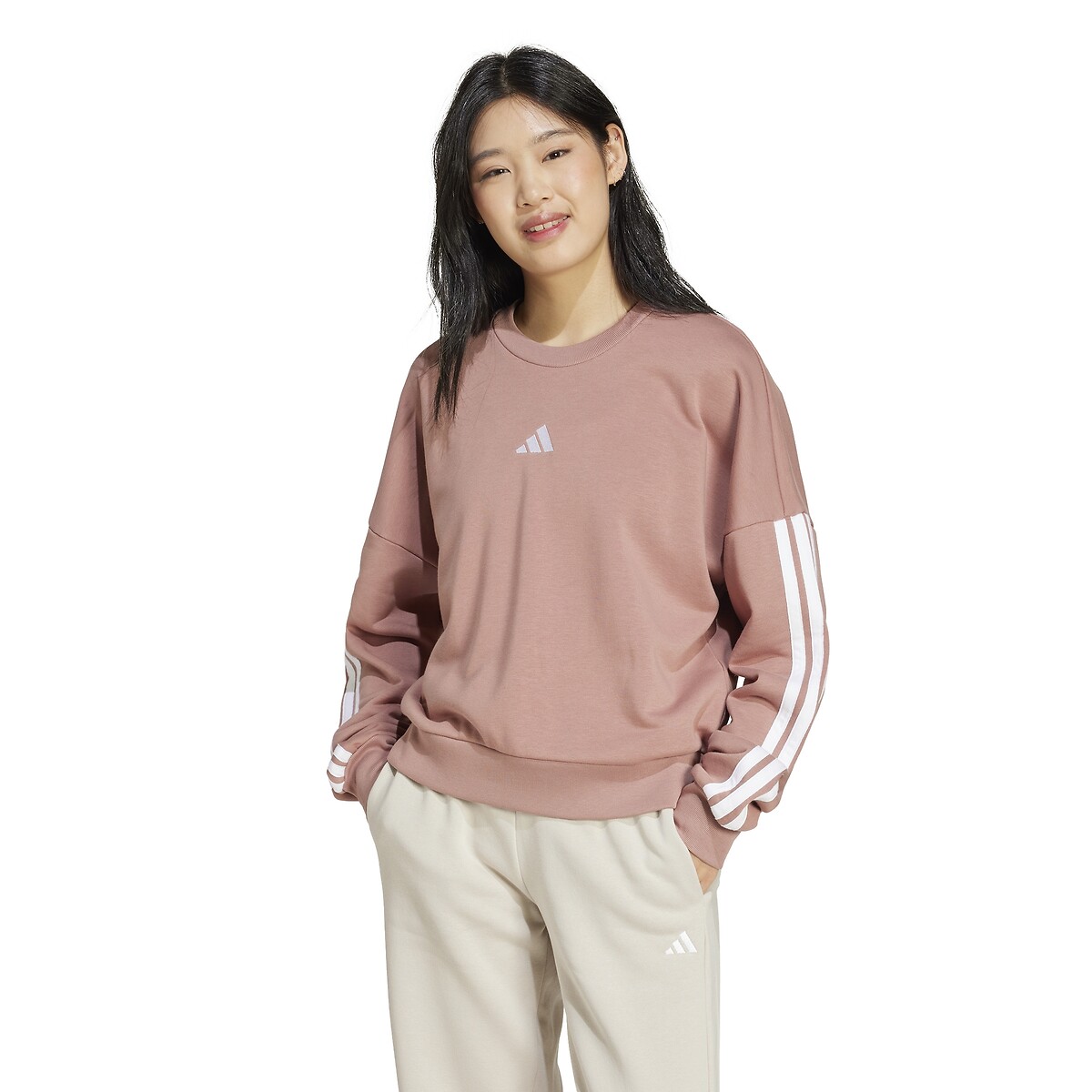 Sweat col rond Essentials 3-Stripes - Adidas