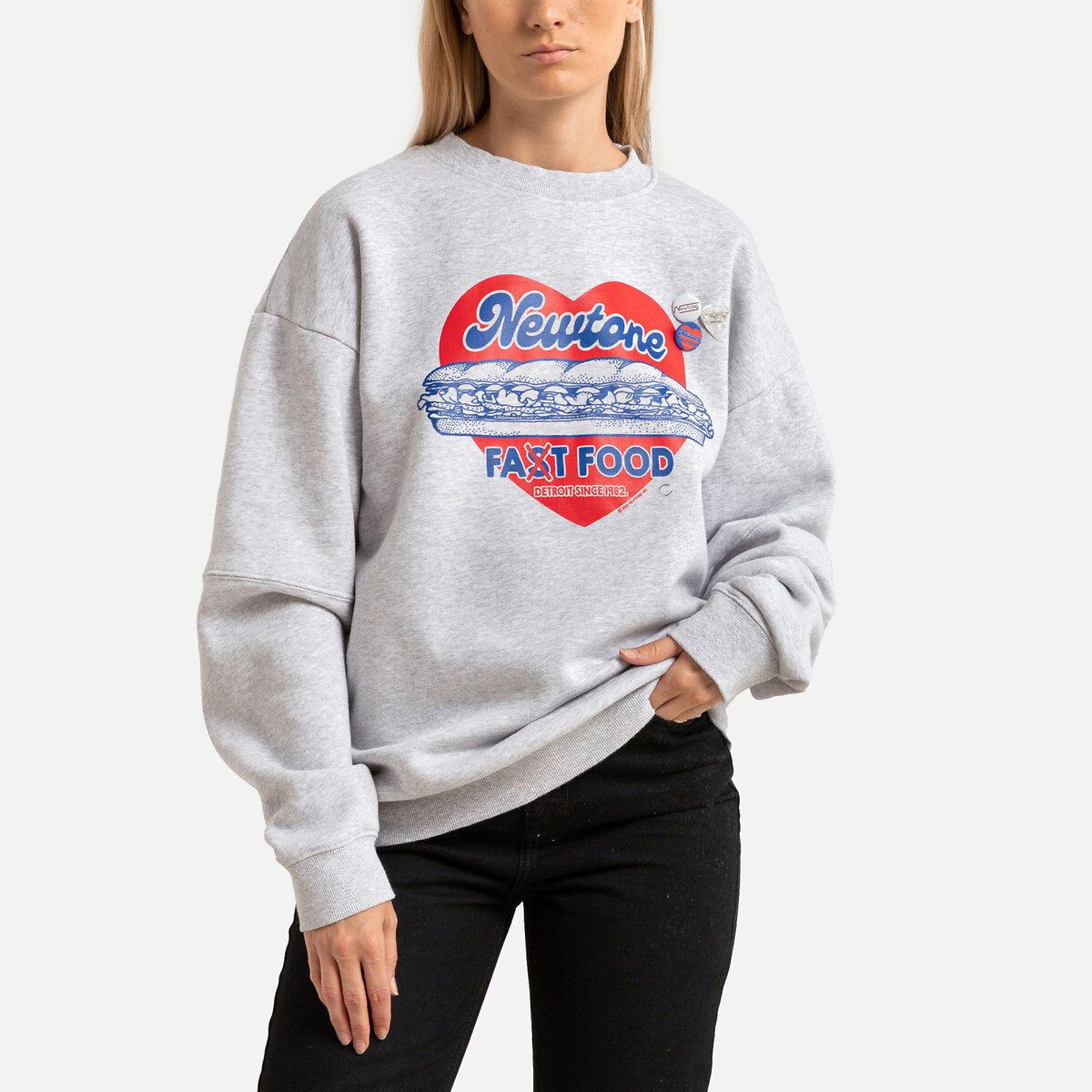 Sweat col rond ROLLER FOOD - Newtone