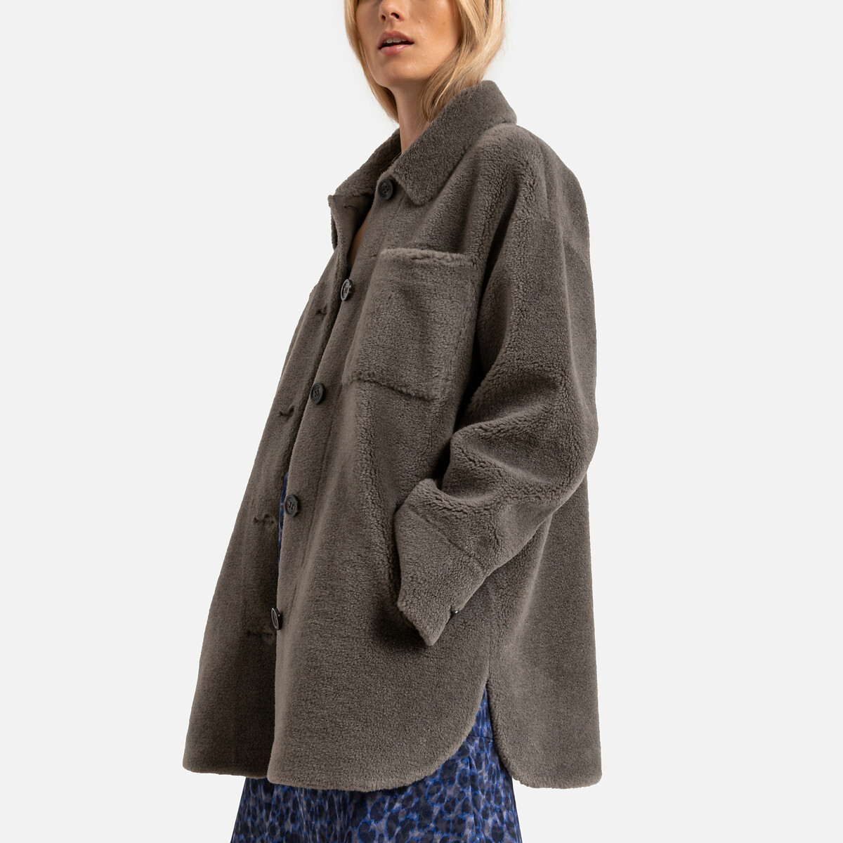 Veste en laine réversible FLAG - Oakwood