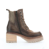 Boots lacées et élastiquées sur talon cuir - Mjus