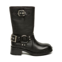Boots motardes en cuir blessing - Steve Madden