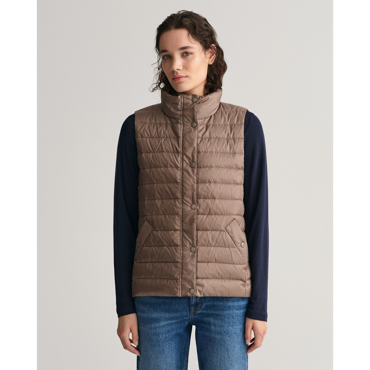 doudoune  col montant zippé sans manches - Gant