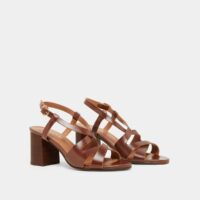 Sandales cuir delona fabriquées en europe - Jonak