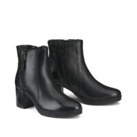 Bottines en cuir à talons - Tamaris