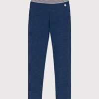 Jegging en molleton effet denim enfant fille-PetitBateau