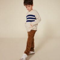 Pull à capuche en laine et coton enfant garçon-PetitBateau