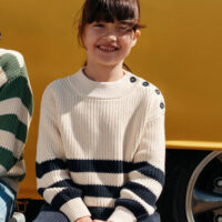 Pull en coton enfant fille-PetitBateau