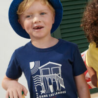 Teeshirt enfant en coton manches courtes imprimé-PetitBateau