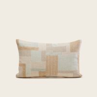 Housse De Coussin Eliass Naturels et céladon - NATUREL-Madura