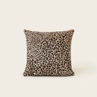 Housse De Coussin Leopoldo Beige et fauve - NATUREL-Madura