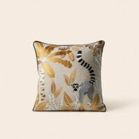 Housse De Coussin Madagascar Naturel et ocre - MULTICOLORE-Madura