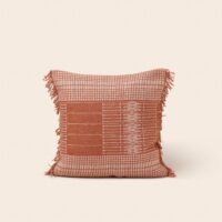 Housse De Coussin Melki Orange cuivrée - ORANGE-Madura