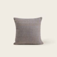 Housse De Coussin Mikeno Bleu et naturel - MARRON-Madura