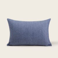 Housse De Coussin Nerio Chiné bleuté - BLEU-Madura
