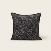 Housse De Coussin Ocelo Noiret blanc - NOIR-Madura