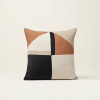 Housse De Coussin Triago Naturel et noir - MULTICOLORE-Madura