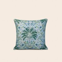 Housse De Coussin Ubari Vert de gris - VERT-Madura