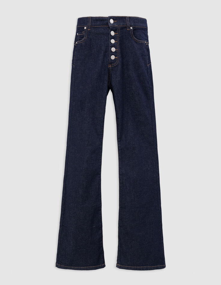 jean femme boutons apparents