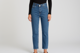 nouveau jean asymétrique femme