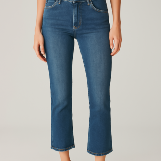 nouveau jean crop femme