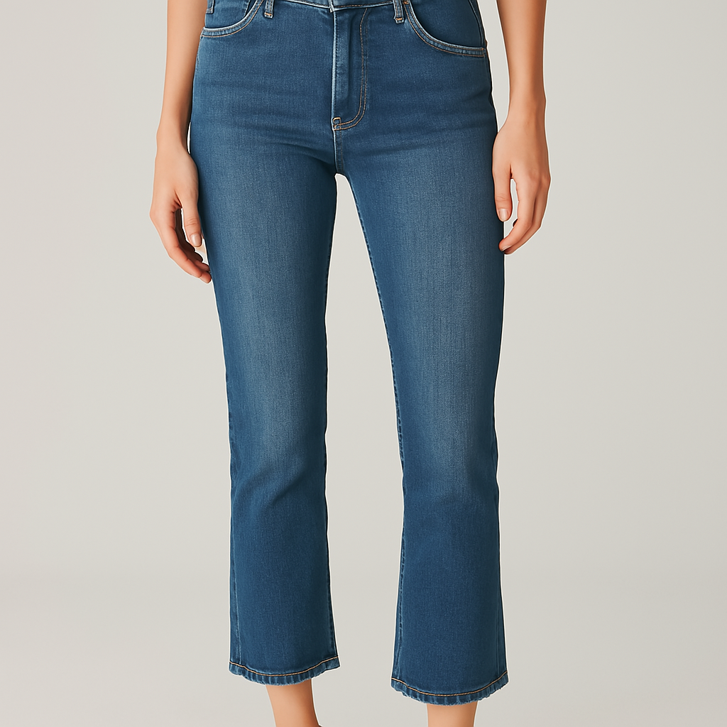 nouveau jean crop femme