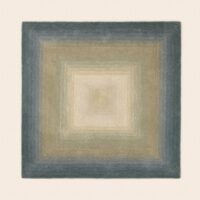 Tapis De Sol Ombrino Bleu orage et vert - BLEU-Madura
