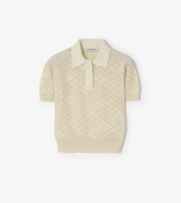 Polo en laine et soie – Burberry