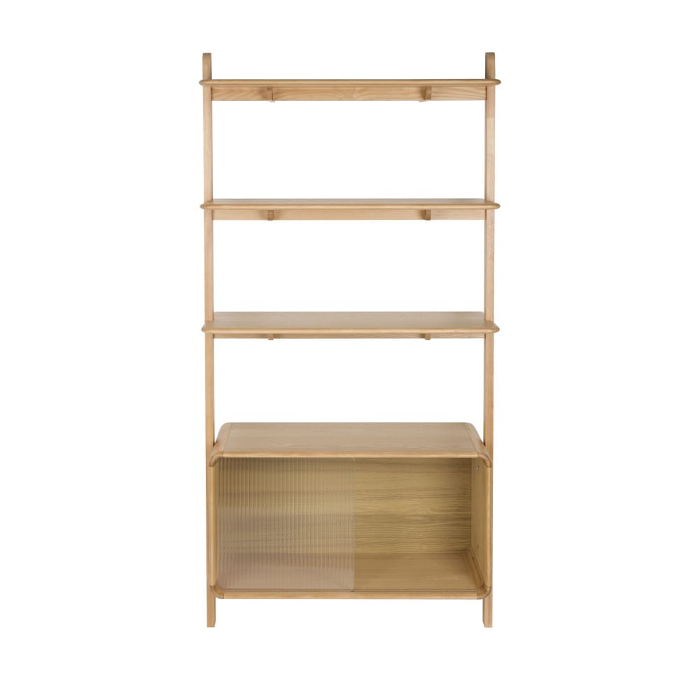 Étagère sur pieds en bois H180cm – Bois clair – Zuiver
