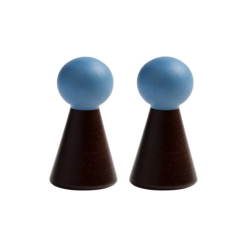 & klevering Set de 2 patères Halma bois