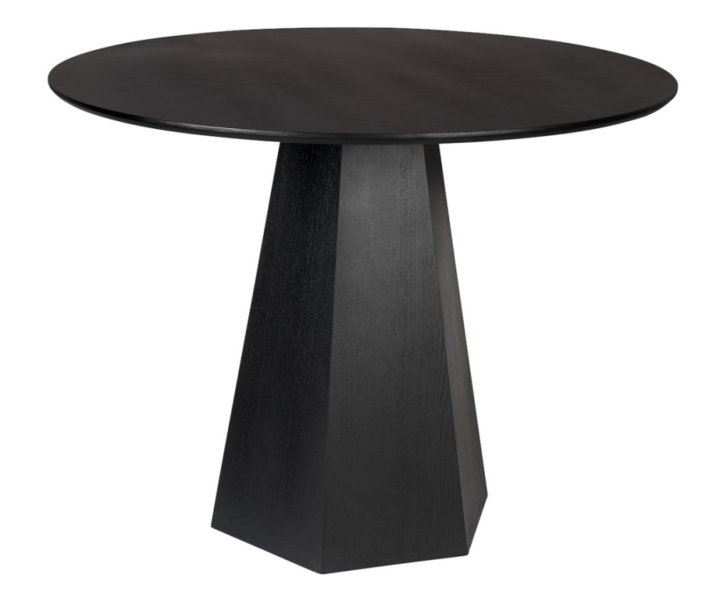 Table ronde en frêne noir – Zuiver